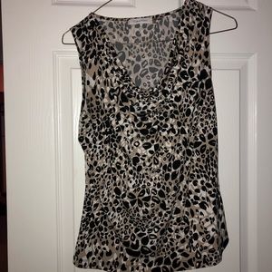 Calvin Klein leopard print top